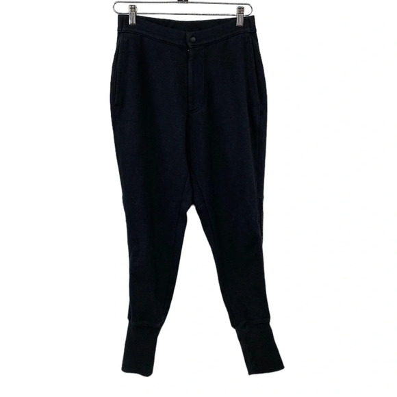 Under Armour Coldgear Sweatpants Womens Size Medium Dark Gray Zipper Fly Joggers - Picture 1 of 15